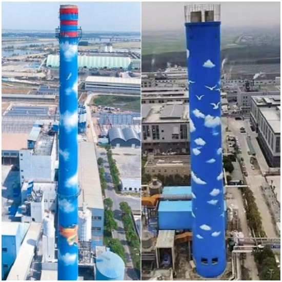 呼和浩特煙囪彩繪公司:讓你的煙囪景觀(guān)煥然一新,獨具特色！